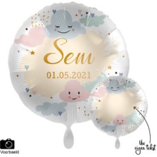 Balloon 'Birth' with name and date of birth
